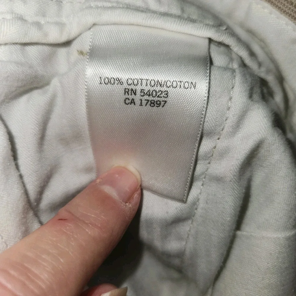 VTG Banana Republic Dawson‎ Straight Chinos - 34x28  (30x30) Searsucker Taupe